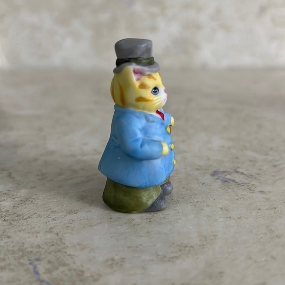 Kitty Cucumber Gentleman J. B. Buster mini Figurine Schmid 1992 - Picture 2 of 7
